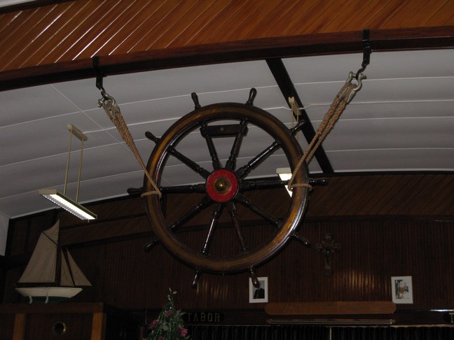 Nautical detail aboard the Kerkschip St Jozef
