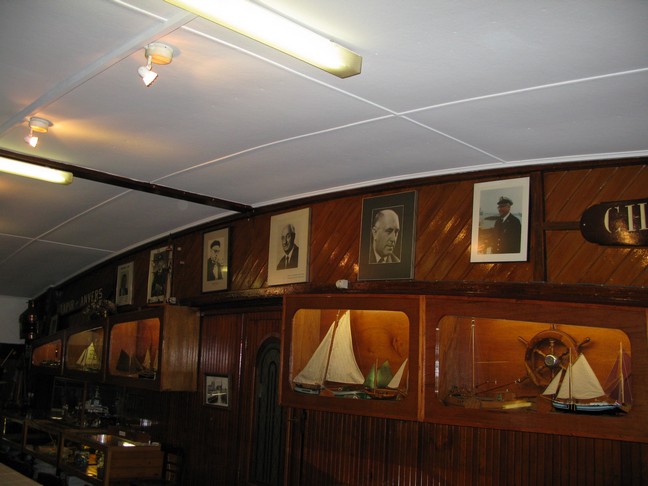Interior hall aboard the Kerkschip St Jozef